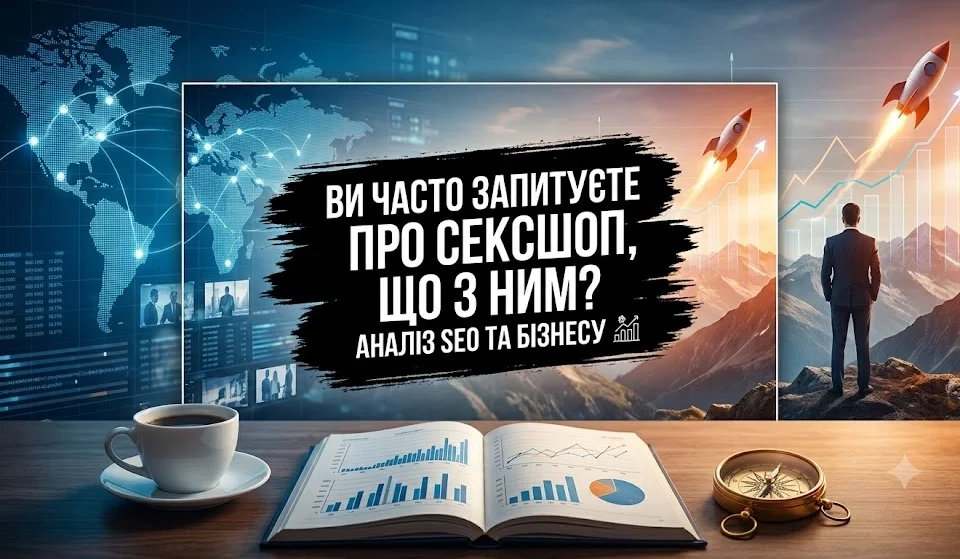 Продаю сайт секс-шопу з трафіком та замовленнями на $300–500 на місяць