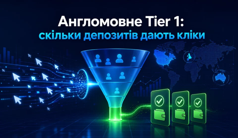 Англомовний Tier 1: скільки депозитів приносять кліки