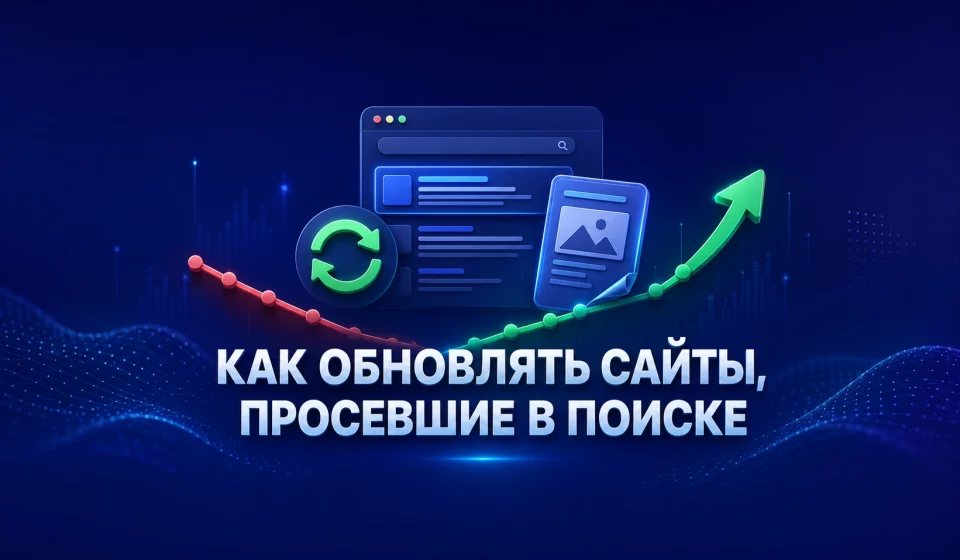 Как обновлять сайты, просевшие в поиске