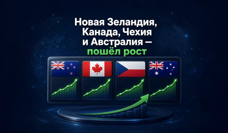 Новая Зеландия, Канада, Чехия и Австралия — пошел рост