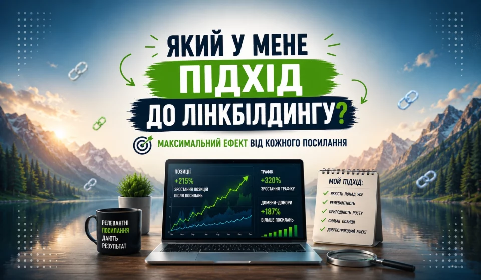 Який у мене зараз підхід до посилального просування?