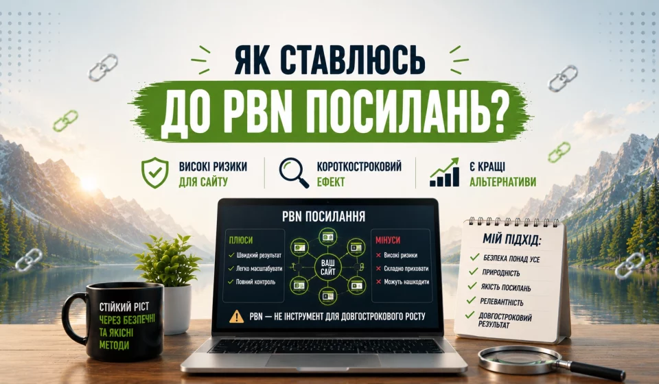 Як ви ставитеся до PBN-посилань?