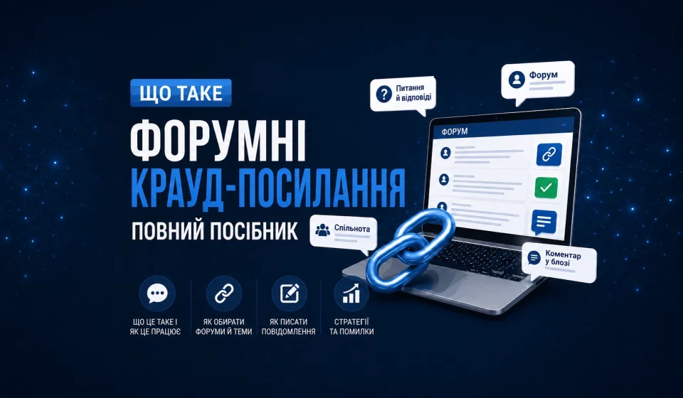 Що таке форумні крауд-посилання: повний гайд на 2027-2028 роки Що таке форумні крауд-посилання: повний гайд на 2027-2028 роки