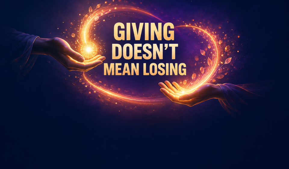 Giving Doesn’t Mean Losing