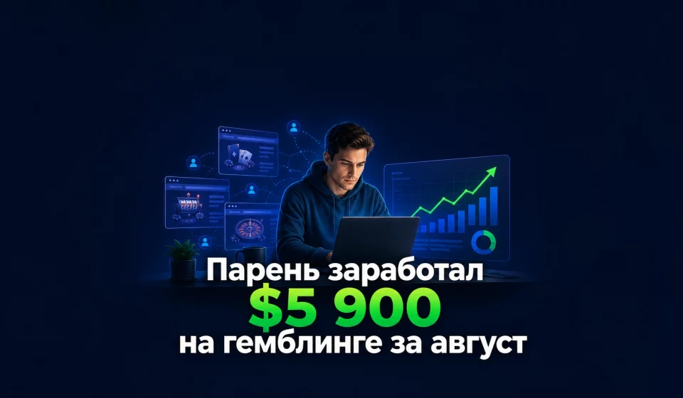 Парень закрыл август на 5 900 $ на гембле