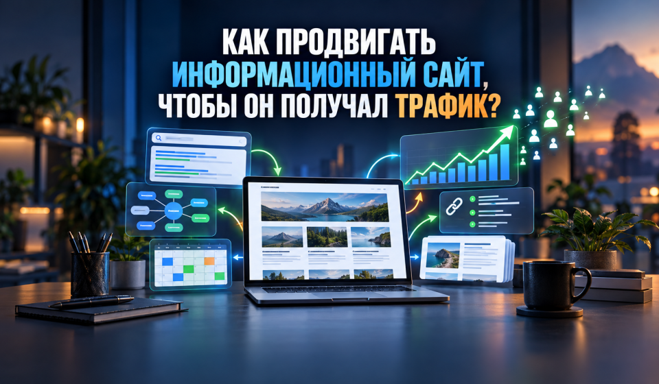 Как продвигать информационный сайт, чтобы он получал трафик?