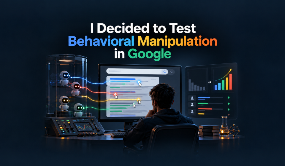 I Decided to Test Behavioral Factor Manipulation in Google