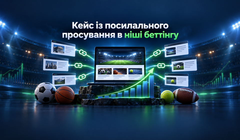 Кейс із посилального просування одного з проєктів у ніші беттингу