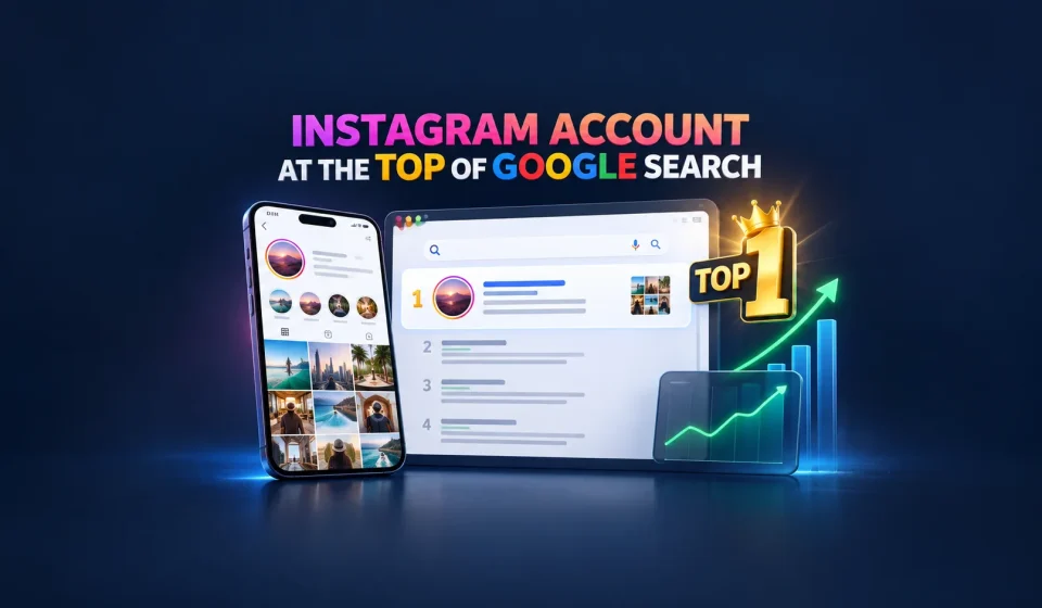 Instagram Account Ranks at the Top of Google Search