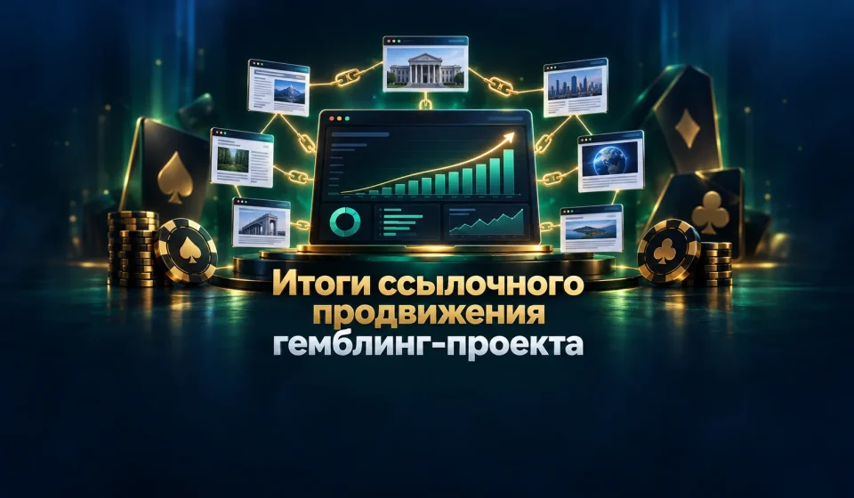 Итоги ссылочного продвижения гемблинг проекта