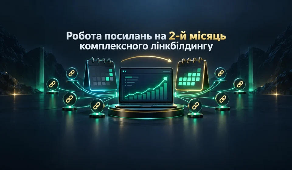 Результати роботи посилань на 2 місяць комплексного лінкбілдингу