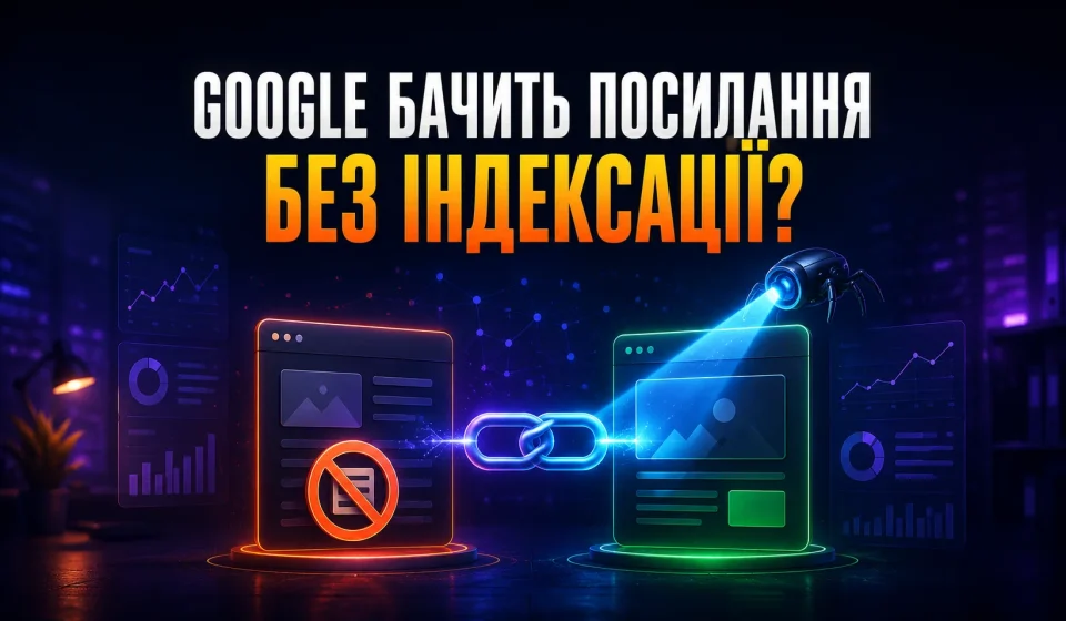 Чи бачить Google посилання без індексації сторінки?