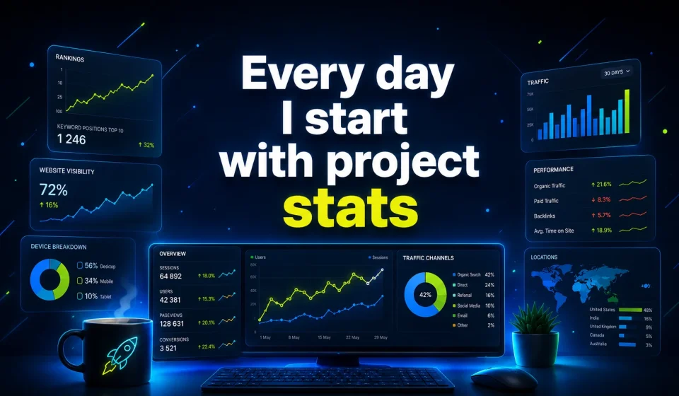 I Start Every Day by Checking Project Statistics