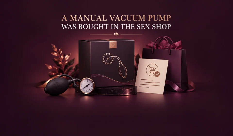 A Vacuum Pump with a Hand Pump Was Purchased from the Sex Shop