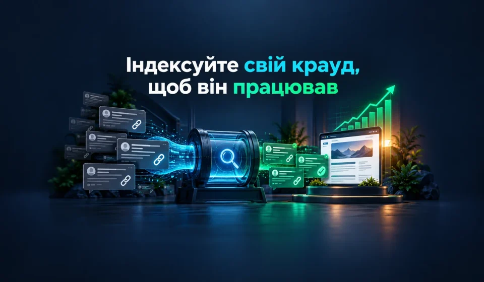 Індексуйте свій крауд, щоб він працював