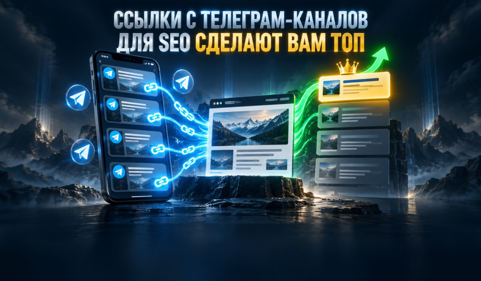 Ссылки с телеграм каналов для SEO сделают вам ТОП