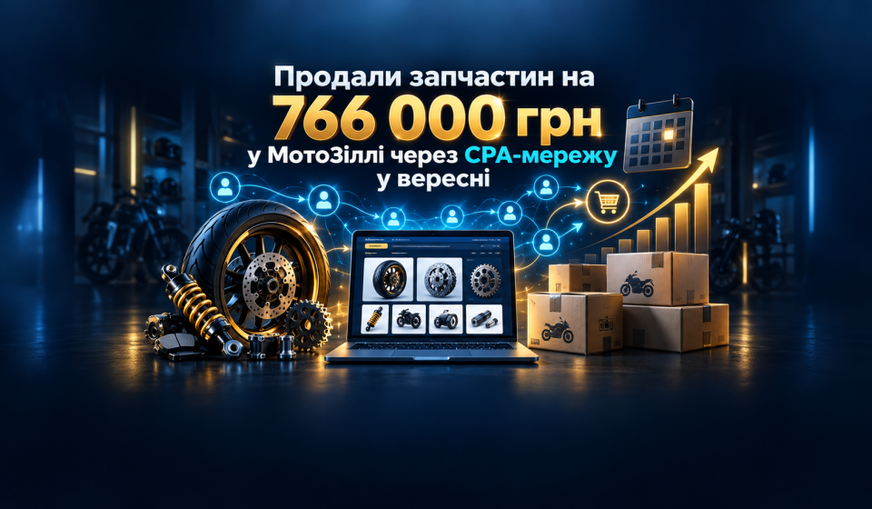 У вересні продали запчастин на 100 760 грн за промокодами з TikTok