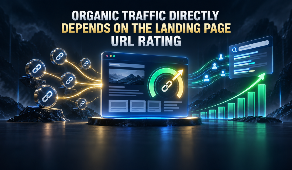 Organic Traffic Directly Depends on the Landing Page’s URL Rating