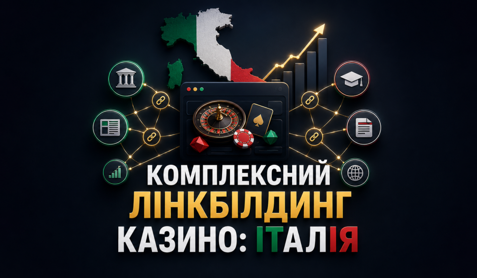 Кейс комплексного лінкбілдингу в ніші казино для GEO Італія