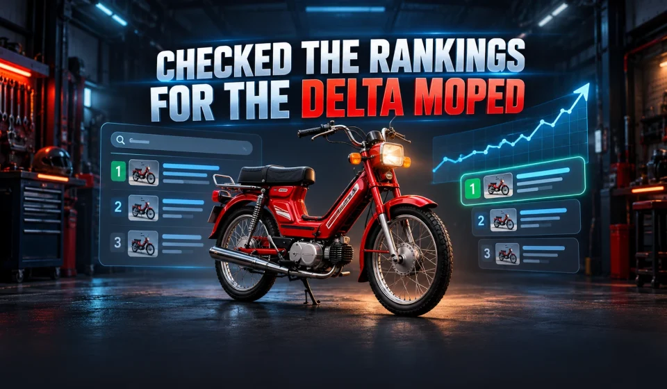 Checked the Rankings for the Delta Moped Parts Page