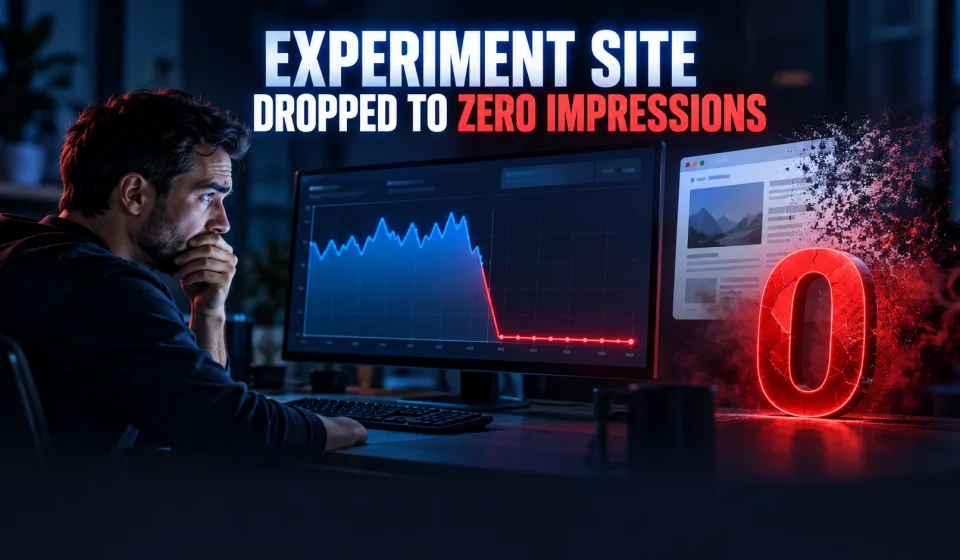 The Experiment Website Lost All Its Impressions