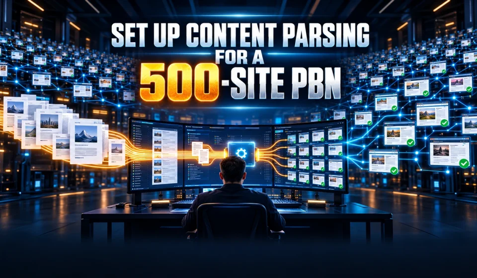 Set Up Content Parsing Across a 500-Site PBN Network