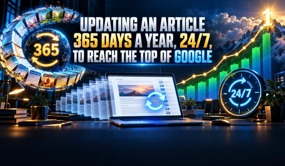 Updating an Article 24/7 for 365 Days to Reach the Top of Google