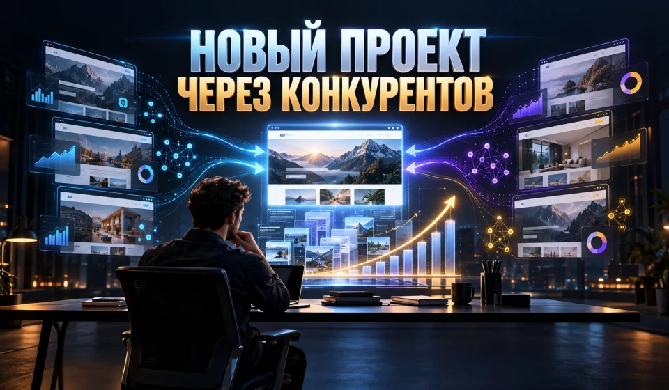 Новый проект через конкурентов