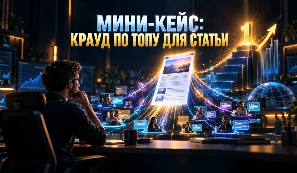 Мини-кейс: крауд по топу для статьи
