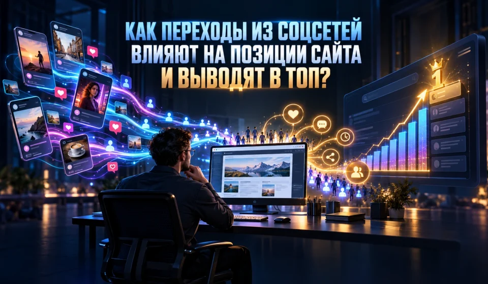 Как переходы из соцсетей влияют на позиции сайта и делают топ?