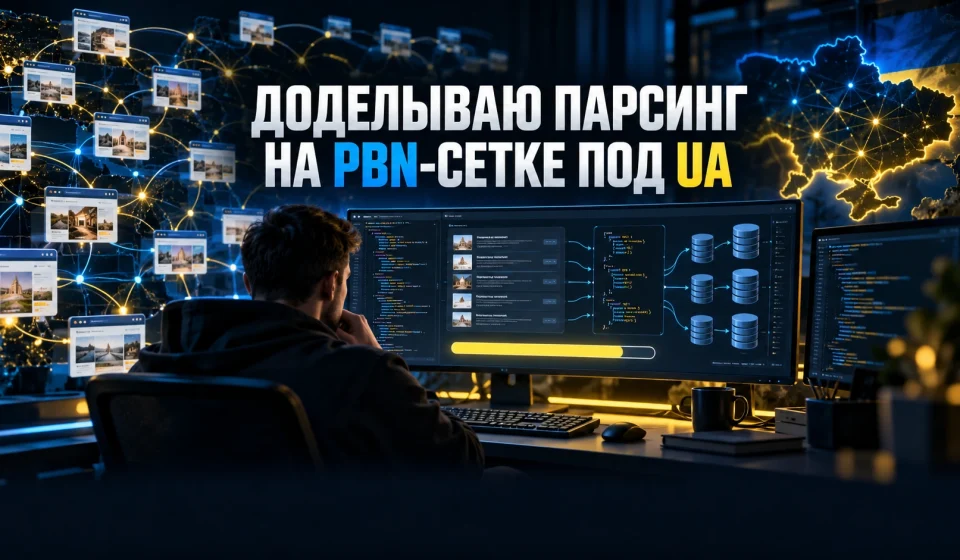 Доделываю парсинг на пбн сетке под ЮА