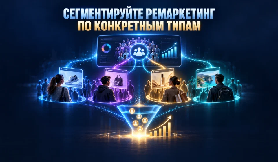Сегментируйте ремаркетинг по конкретным типам