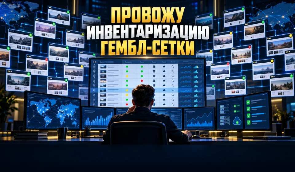 Провожу инвентаризацию гембл сетки