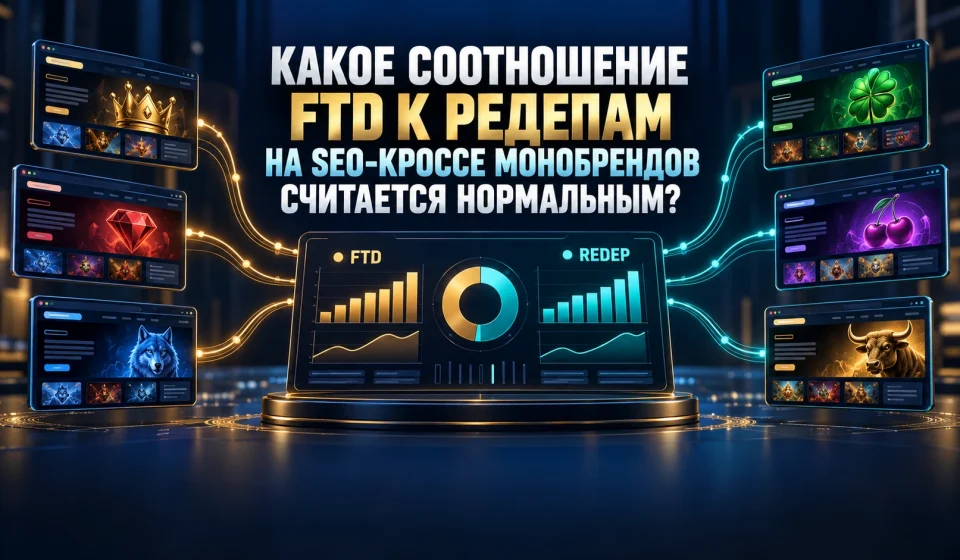 Какое соотношение фтд к редепам на сеошке на кроссе монобрендов считается нормальным?