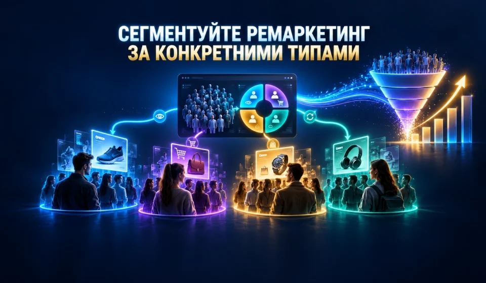 Сегментуйте ремаркетинг за конкретними типами