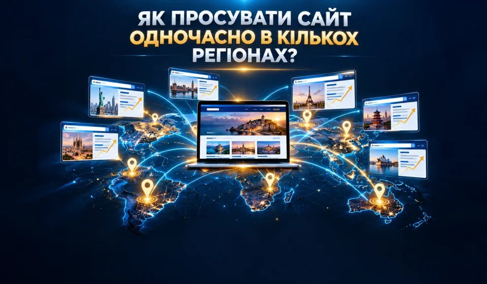 Як просувати сайт одночасно в кількох регіонах?