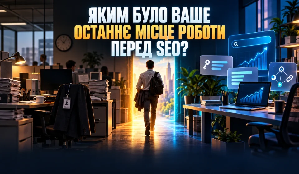 Яким було ваше останнє місце роботи перед тим, як ви почали займатися SEO?