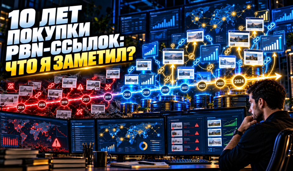 Что я заметил за 10 лет покупки PBN-ссылок у разных подрядчиков ?